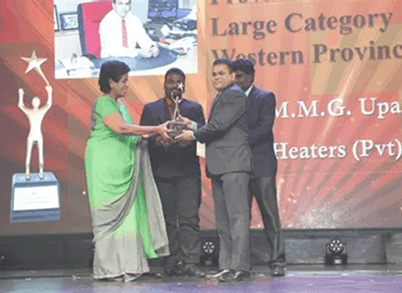 Award ceremony celebration